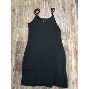 Nike Ribbed Dress, Women's Sportwear Essential, Stretch, , Black, Large